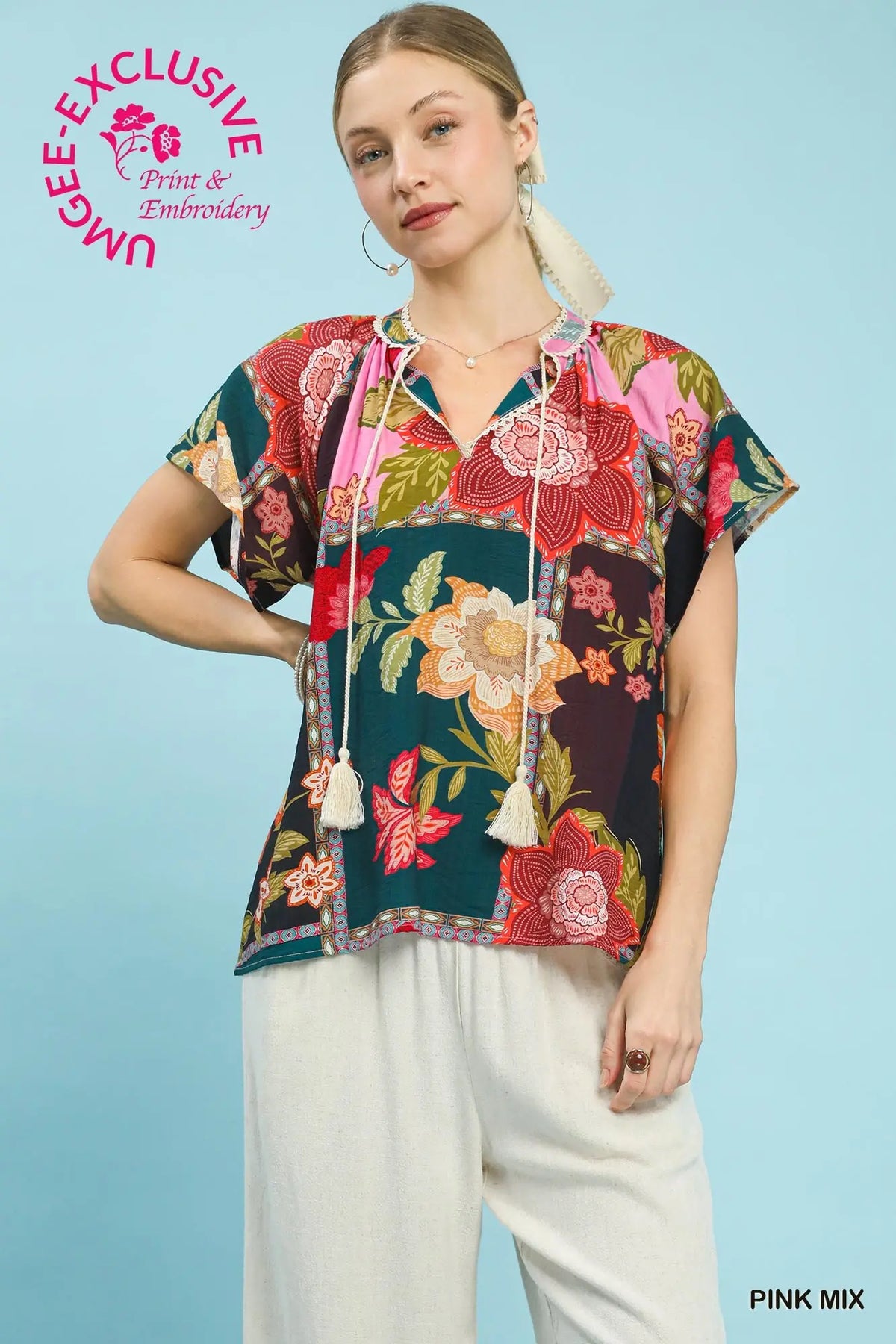 Amara Floral Top