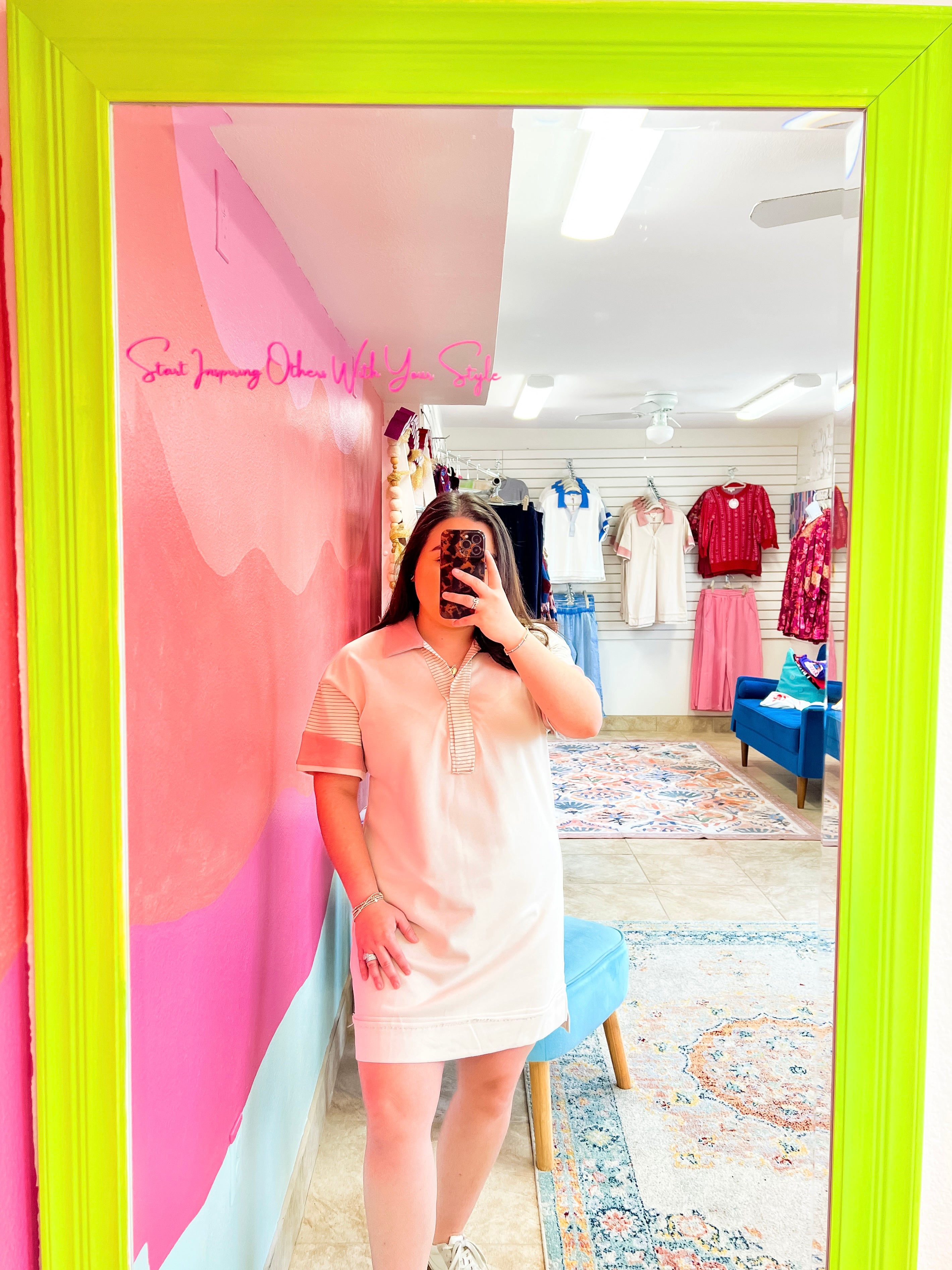 Stone French Terry Dress (S-L)