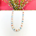 White Chunky Beaded Necklace