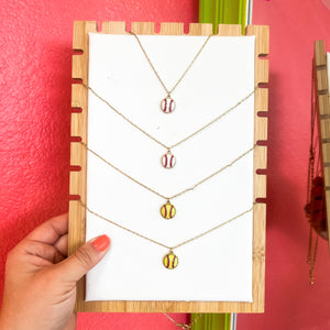 Softball Necklace