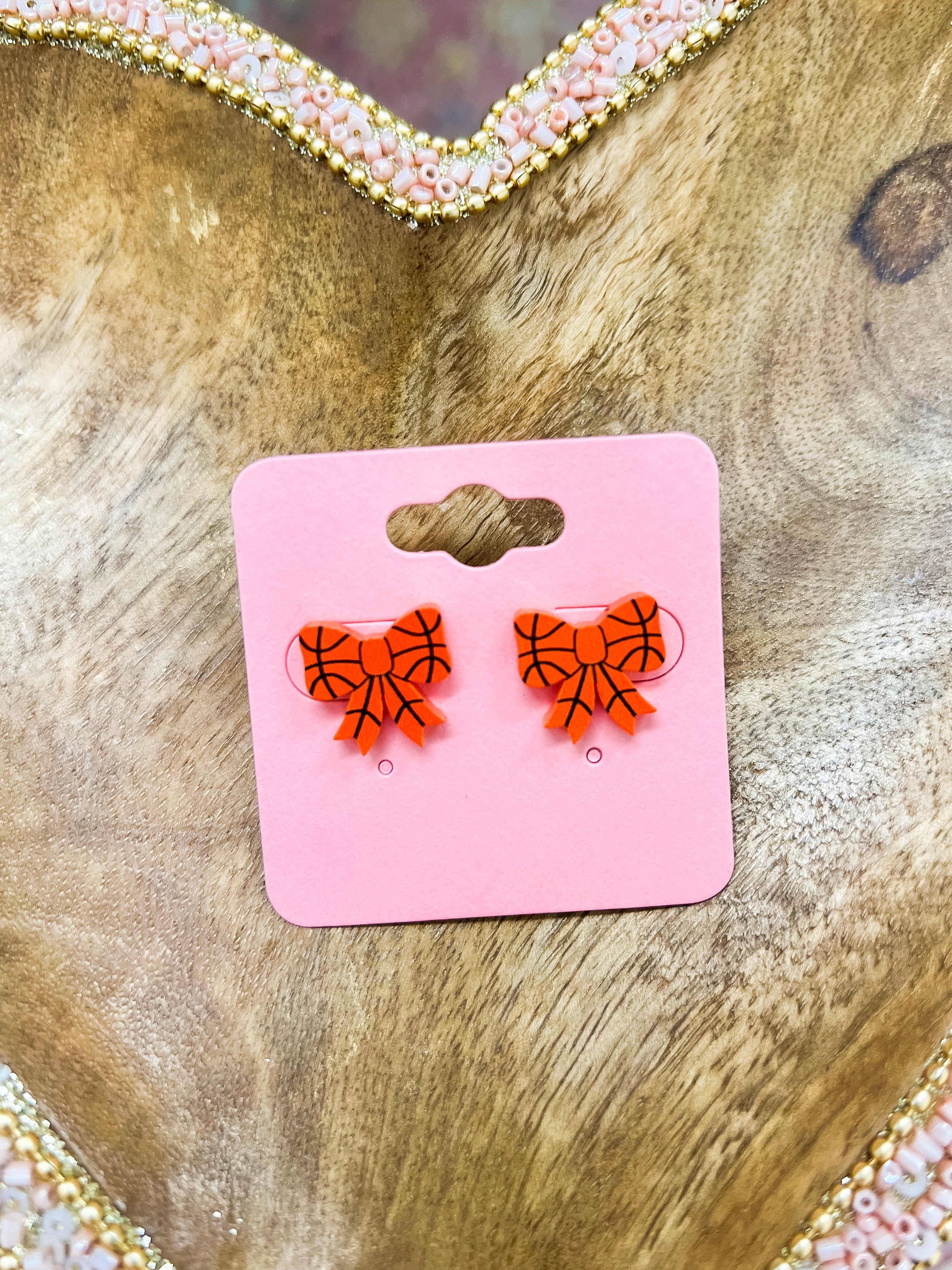 Basketball Bow Studs