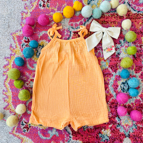 Sunkist Gauze Romper