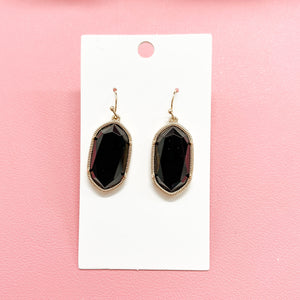 Kendra Black Earrings