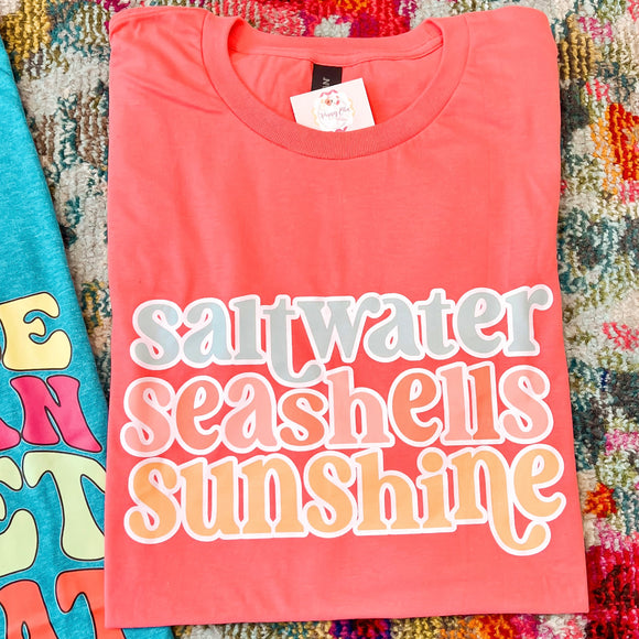 Saltwater Seashells Sunshine Tee