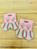 Baseball Statement Earrings
