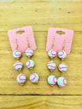 Baseball Tiered Earrings