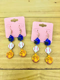 Baseball Theme Earrings