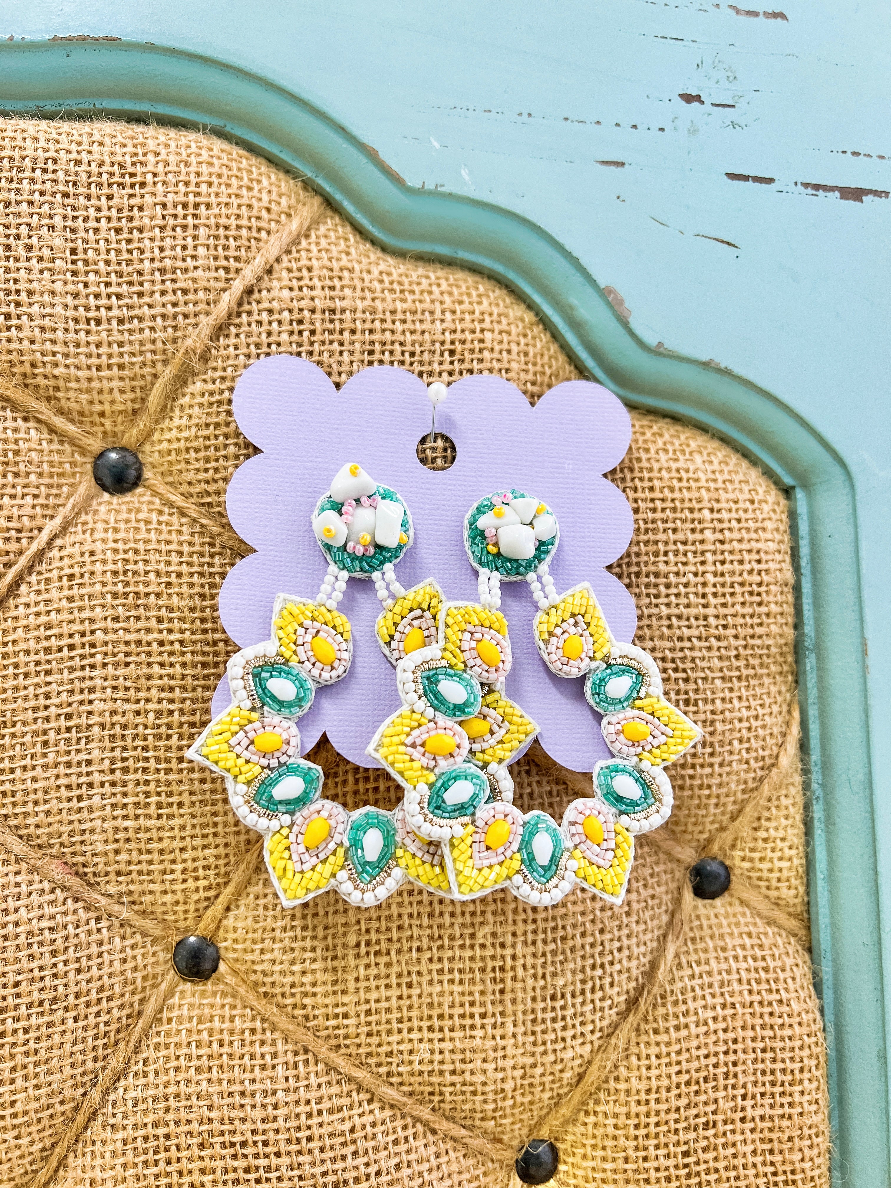 Star Beaded Earrings