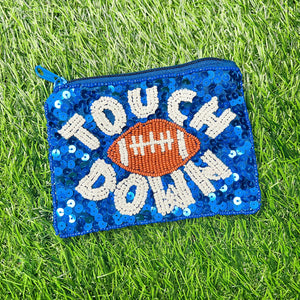 Touchdown Sequin Coin Bag