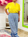 Blue Print Pants (S-L)