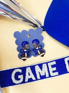 Royal Football & Helmet Earrings