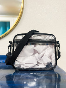 Black Clear Crossbody