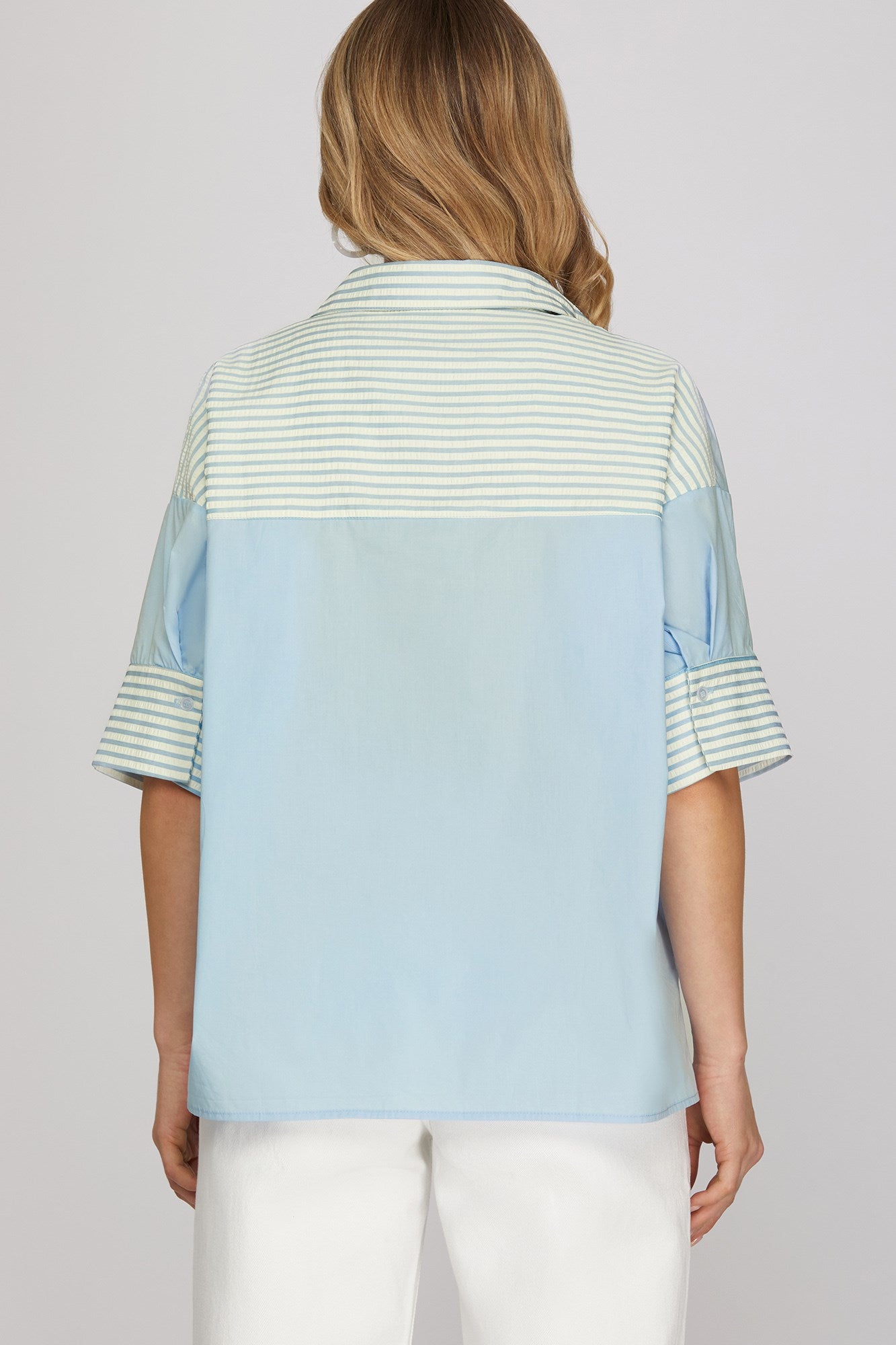 Sky Blue Blouse (S-L)