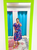 Royal Palm Midi Dress
