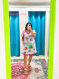 Powder Blue Poplin Dress
