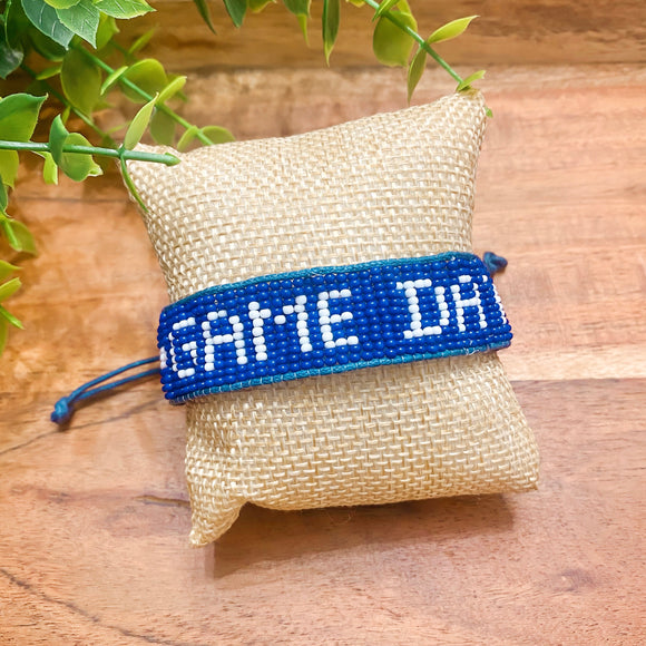 Beaded Game Day Bracelet