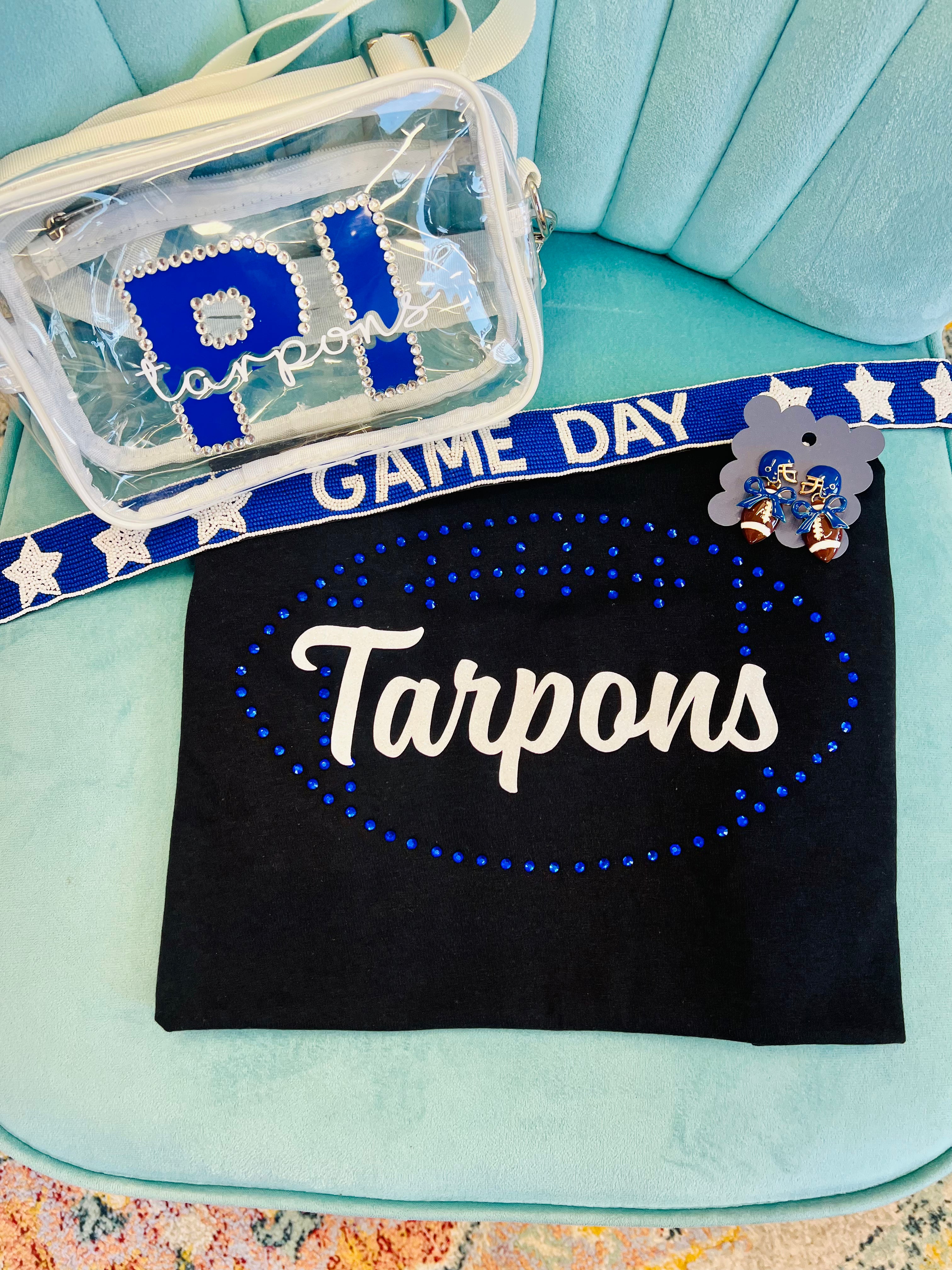 Football Bling Tarpons Tee