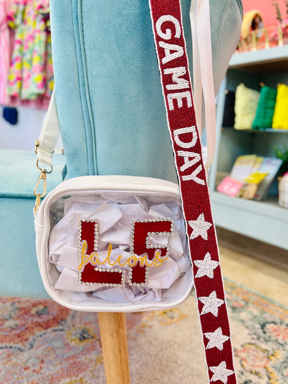 Custom LF Falcons Clear Crossbody
