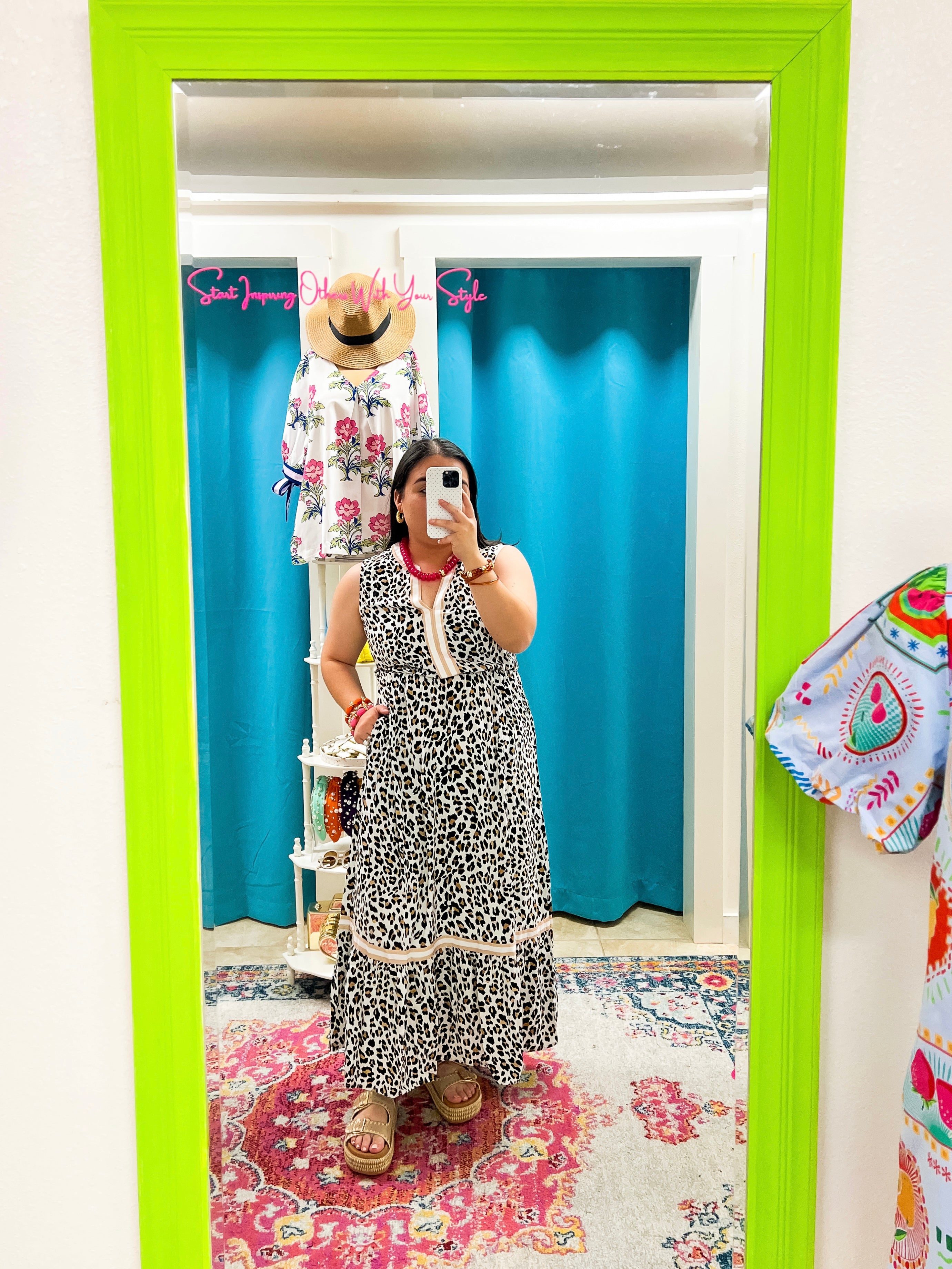 Leopard Midi Dress (S-XL)
