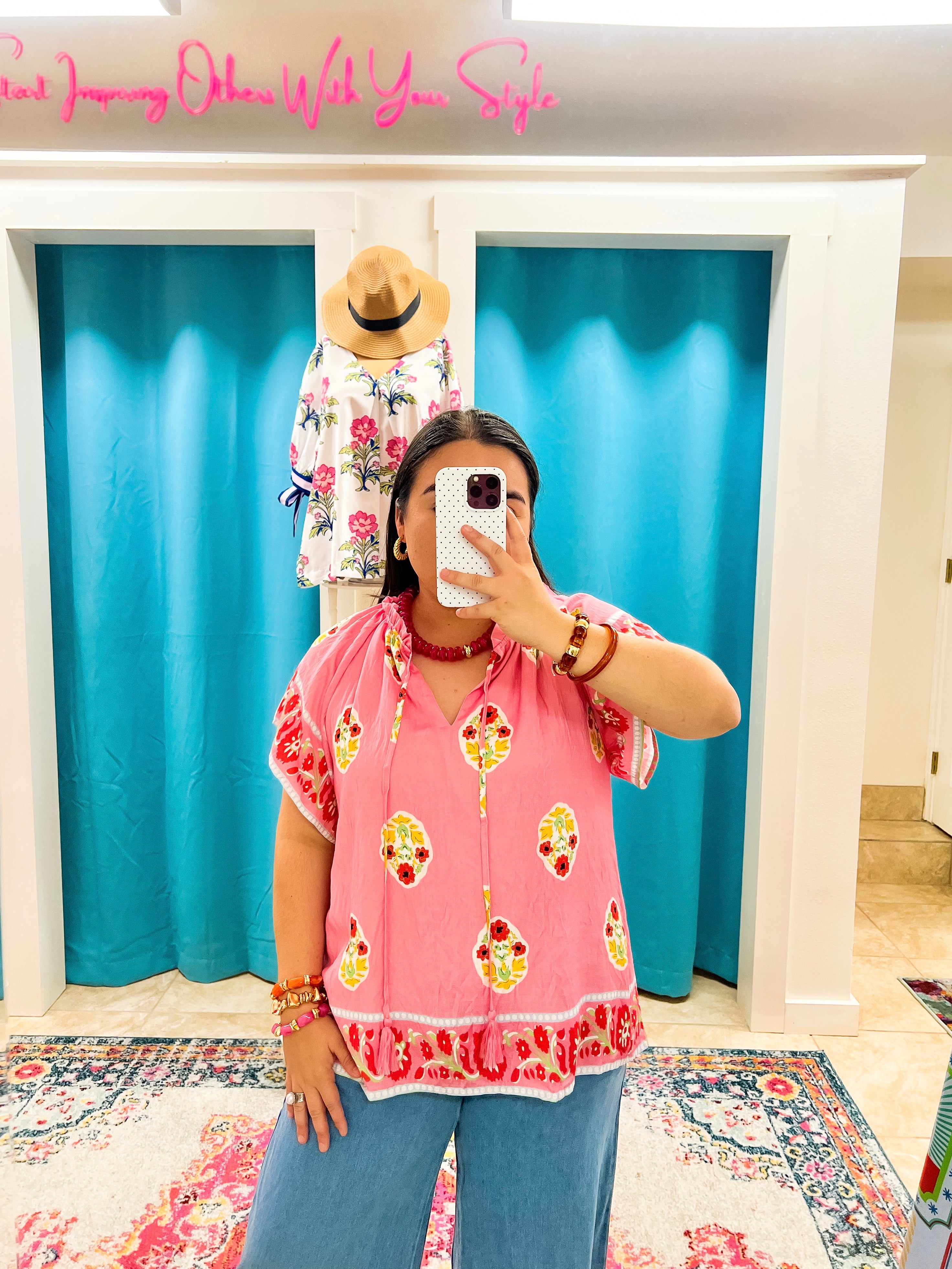 Boho Bloom Top (S-2X)