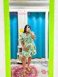 Green Paisley Dress