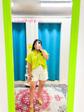 DOORBUSTER Chartreuse Blouse