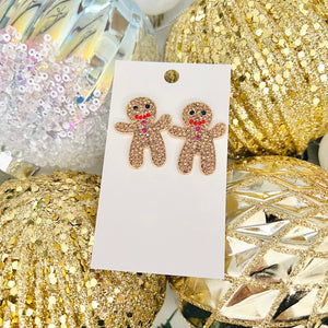 Oversized Gingerbread Studs