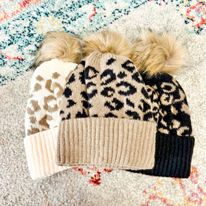 Leopard Beanies