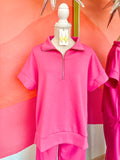 Catalina Short Sleeve Quarter Zip