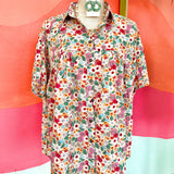 Floral Button Up Blouse