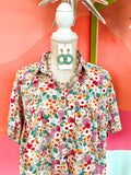 Floral Button Up Blouse