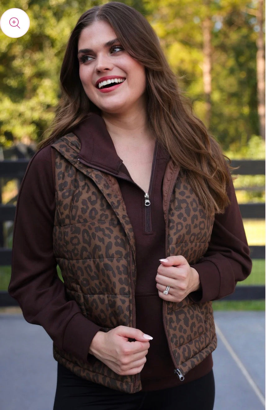 Delilah Coco Puffer Vest