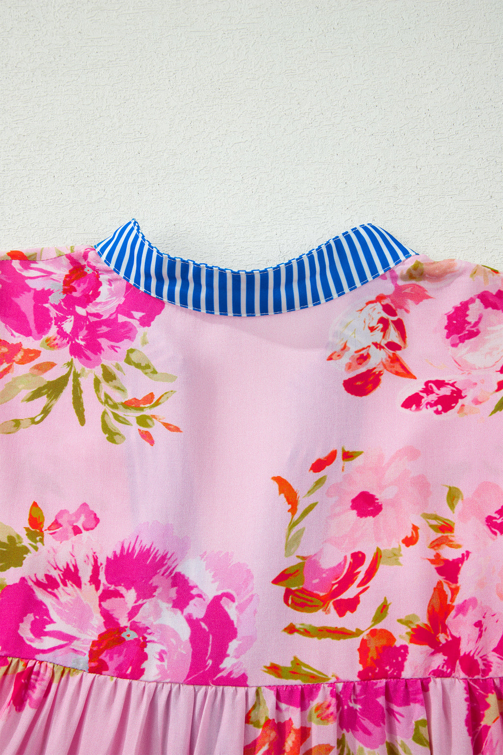 Floral Striped Mix Blouse