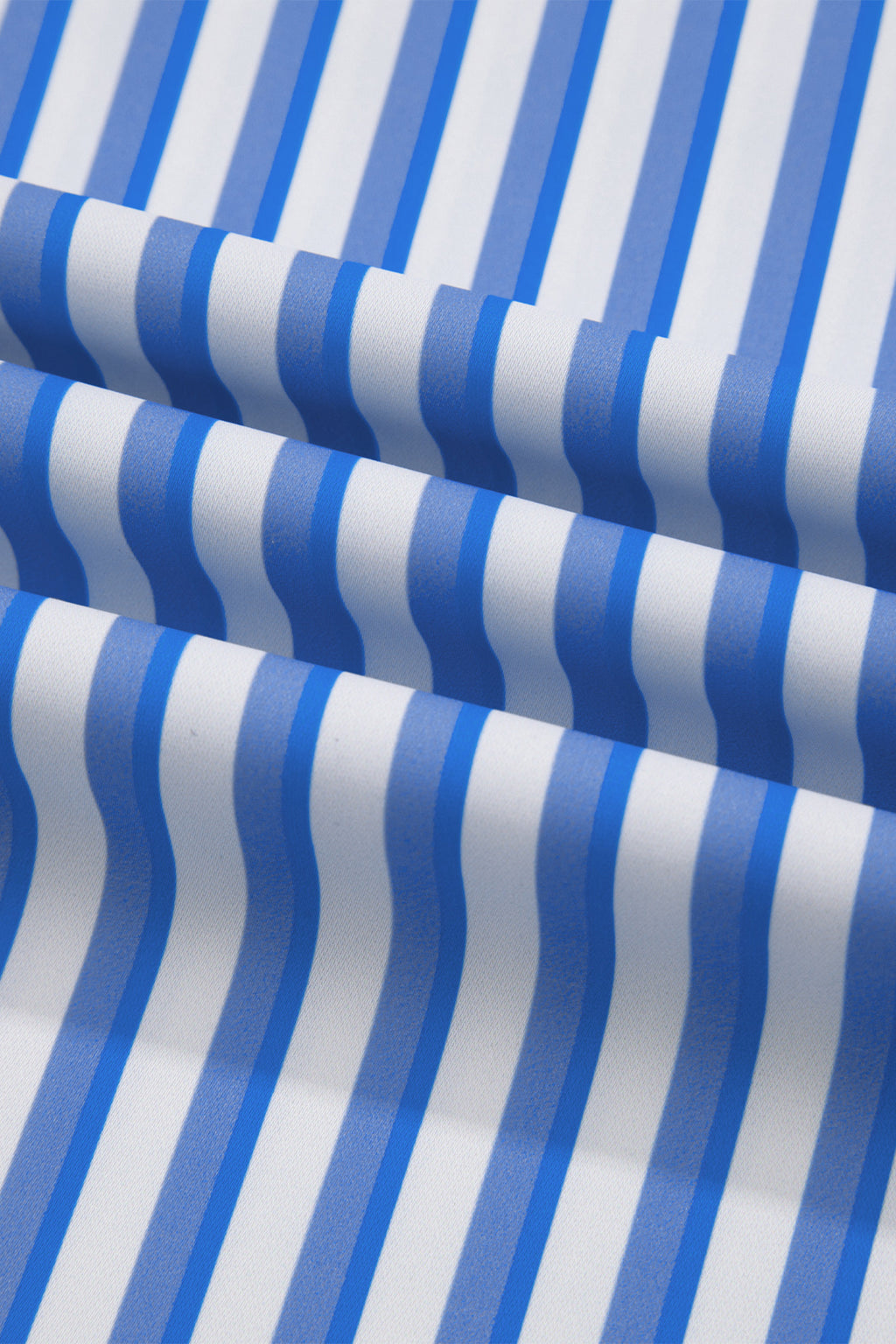 Striped Blue Pull On Pants