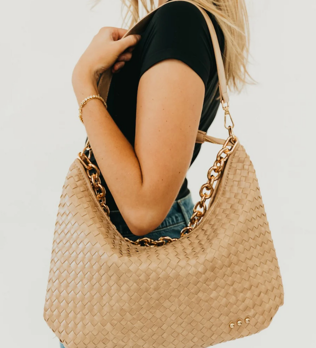 Sienna Slouchy Woven Shoulder Bag