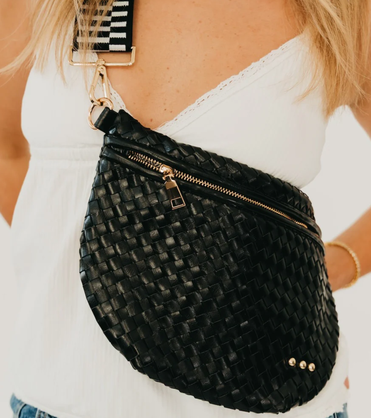 Westlyn Woven Bum Bag by Pretty Simple