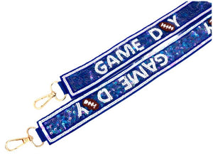 Royal Game Day Sequin Strap