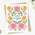 "Happy birthday" Cute Spring Card