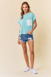 Lagoon Ribbed Top