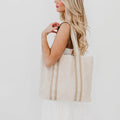 Zoe Raffia Tote Bag